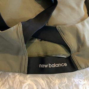 New balance , active bra . Olive color